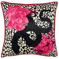 Rose - Anthracite - Front - Furn - Housse de coussin SERPENTINE
