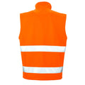 Orange fluo - Noir - Back - SAFE-GUARD by Result - Veste sans manches - Adulte