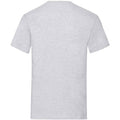 Gris - Back - Fruit of the Loom - T-shirt - Adulte
