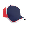 Bleu marine - Rouge - Front - Result Headwear - Casquette de baseball NATIONAL