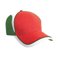 Rouge - Vert - Front - Result Headwear - Casquette de baseball NATIONAL