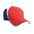 Rouge - Bleu marine - Front - Result Headwear - Casquette de baseball NATIONAL