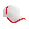 Blanc - Rouge - Front - Result Headwear - Casquette de baseball NATIONAL