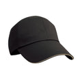 Noir - Brun clair - Front - Result Headwear - Casquette de baseball