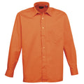 Orange - Front - Premier - Chemise à manches longues - Homme