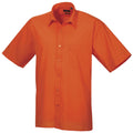 Orange - Front - Premier - Chemise à manches courtes - Homme