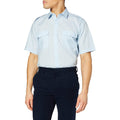 Bleu clair - Back - Premier - Chemise de pilote à manches courtes - Homme