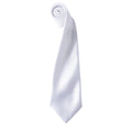 Blanc - Front - Premier - Cravate unie - Homme