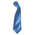 Bleu moyen - Front - Premier - Cravate unie - Homme