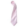 Rose pâle - Front - Premier - Cravate unie - Homme