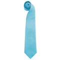 Turquoise - Front - Premier - Cravate unie - Homme