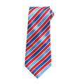 Bleu roi-Rouge - Front - Premier - Cravate rayée - Homme