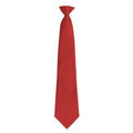 Rouge - Front - Premier - Cravate à clipser - Homme