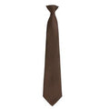 Marron - Front - Premier - Cravate à clipser - Homme