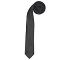 Noir - Front - Premier - Cravate slim rétro - Homme