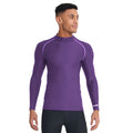 Violet - Back - Rhino - T-shirt base layer à manches longues - Homme