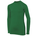 Vert bouteille - Front - Rhino - T-shirt base layer thermique à manches longues - Garçon