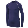 Bleu marine - Front - Rhino - T-shirt base layer thermique à manches longues - Garçon