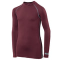 Bordeaux - Front - Rhino - T-shirt base layer thermique à manches longues - Garçon