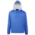 Bleu roi-Gris - Front - Rhino - Sweatshirt à capuche sport - Garçon