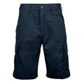 Bleu marine - Front - RTY Workwear - Short cargo de travail 100% coton - Homme