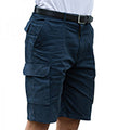 Bleu marine - Back - RTY Workwear - Short cargo de travail 100% coton - Homme