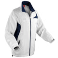 Blanc-Bleu marine - Front - Spiro - Veste de sport légère hydrofuge - Homme