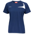 Bleu marine-Blanc - Front - Spiro - T-shirt sport - Femme