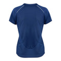Bleu marine-Blanc - Back - Spiro - T-shirt sport à manches courtes - Homme