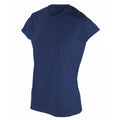 Bleu marine - Back - Spiro - T-shirt sport à manches courtes - Femme