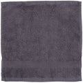 Gris acier - Front - Towel City - Lave-main 100% coton (30 x 30cm)