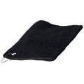 Noir - Front - Towel City - Serviette de golf 100% coton