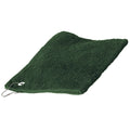 Vert forêt - Front - Towel City - Serviette de golf 100% coton