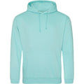 Turquoise - Front - Awdis - Sweat à capuche COLLEGE - Adulte