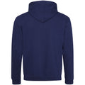 Bleu marine- Rose clair - Back - Awdis - Sweatshirt VARSITY - Homme