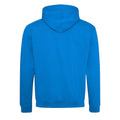 Bleu saphir- Orange - Back - Awdis - Sweatshirt VARSITY - Homme