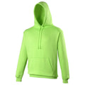 Vert électrique - Front - Awdis - Sweatshirt à capuche - Adulte unisexe
