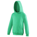 Vert tendre - Front - Awdis - Sweatshirt à capuche - Enfant