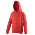 Rouge - Front - Awdis - Sweatshirt à capuche - Enfant