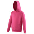 Rose - Front - Awdis - Sweatshirt à capuche - Enfant