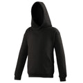 Noir - Front - Awdis - Sweatshirt à capuche - Enfant