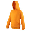 Orange - Front - Awdis - Sweatshirt à capuche - Enfant