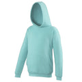 Turquoise - Front - Awdis - Sweatshirt à capuche - Enfant