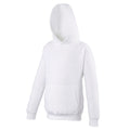 Blanc - Front - Awdis - Sweatshirt à capuche - Enfant