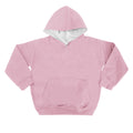 Rose clair-Blanc - Front - Awdis - Sweatshirt à capuche - Enfant unisexe