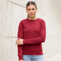 Rouge chiné - Back - Awdis - Sweatshirt léger - Femme