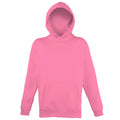 Rose électrique - Front - Awdis - Sweatshirt à capuche - Enfant unisexe