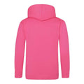 Rose électrique - Back - Awdis - Sweatshirt à capuche - Enfant unisexe