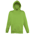 Vert électrique - Front - Awdis - Sweatshirt à capuche - Enfant unisexe