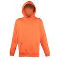 Orange électrique - Front - Awdis - Sweatshirt à capuche - Enfant unisexe